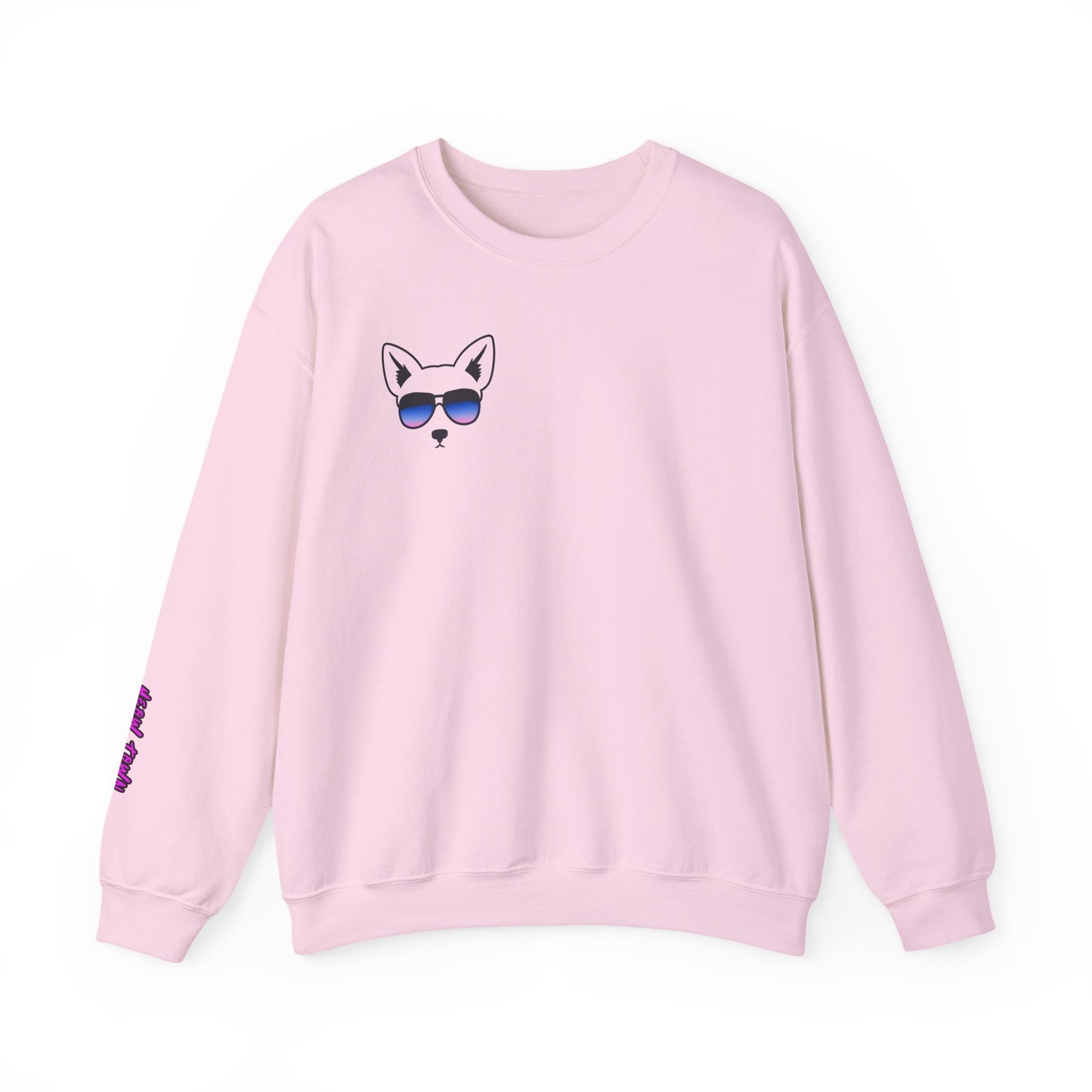 Meowtown The Bark Label -Cool Dog Crewneck