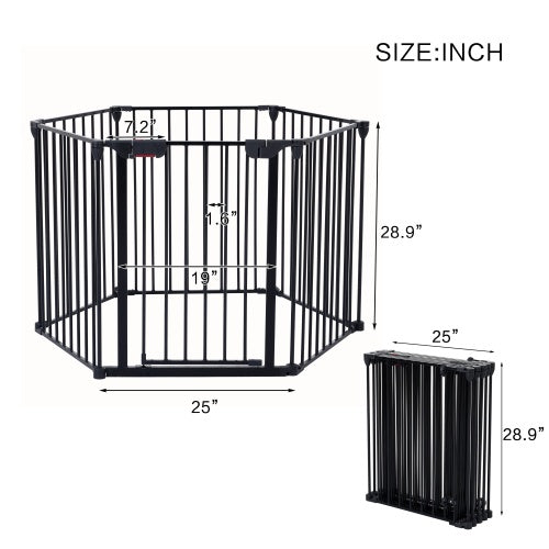150' Adjustable Safety Pet Gate 6 Panels