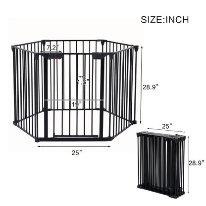 150' Adjustable Safety Pet Gate 6 Panels