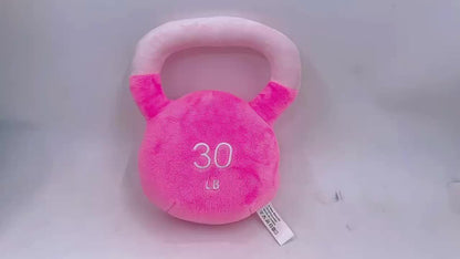 30lb Soft Plush Kettlebell Dog Toy