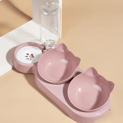 3-in-1 Ergonomic Cat Feeding Station