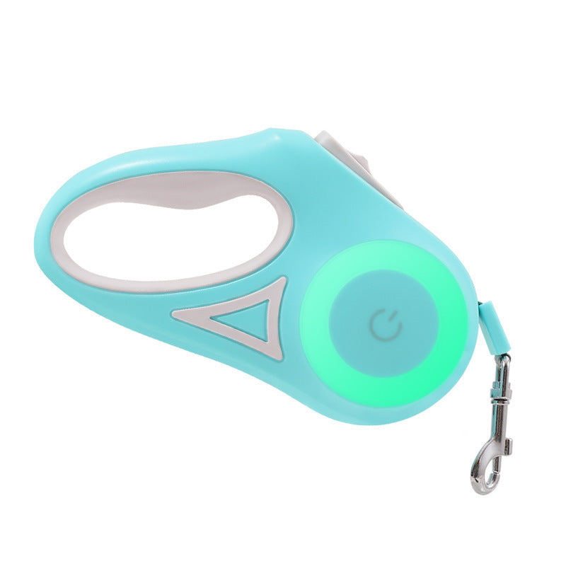 Retractable Leash And Dog Collar Spotlight traction