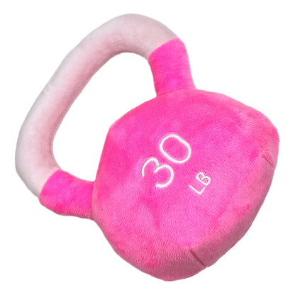 30lb Soft Plush Kettlebell Dog Toy