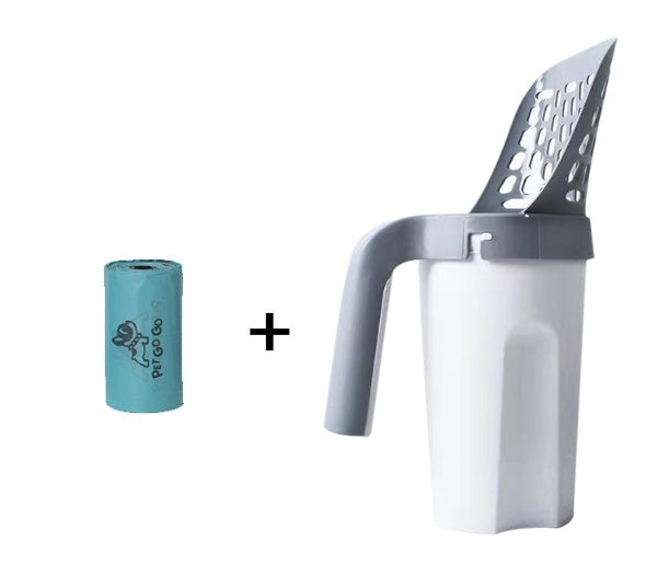 Large Capacity Integrated Cat Litter Scoop