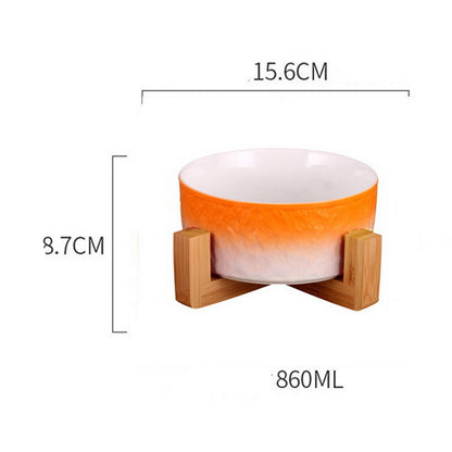 Bohemian Ceramic Pet Bowl