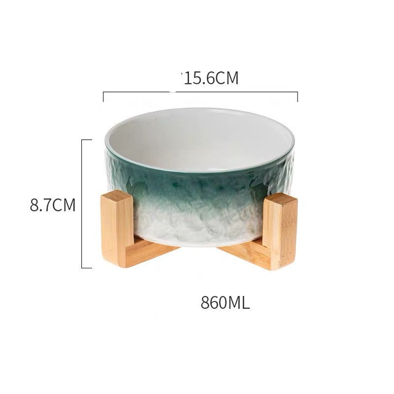 Bohemian Ceramic Pet Bowl