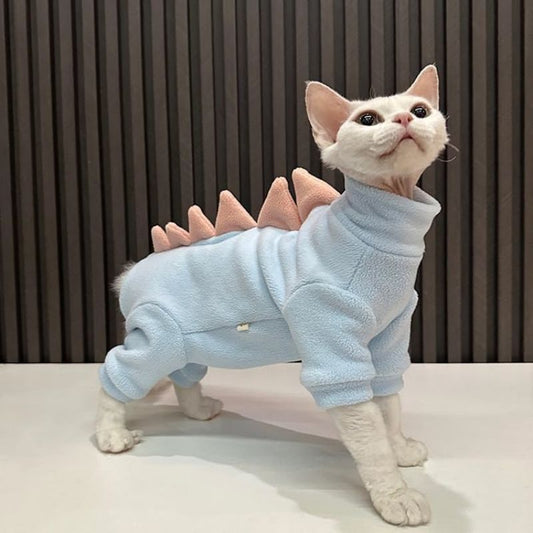 Sphynx Cat Clothes Dinosaur Costume