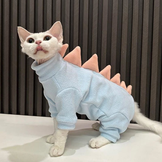 Sphynx Cat Clothes Dinosaur Costume