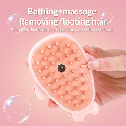Baby Pink Pet Steam Brush