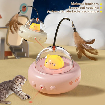 Smart Teaser Cat Toy Electric UFO