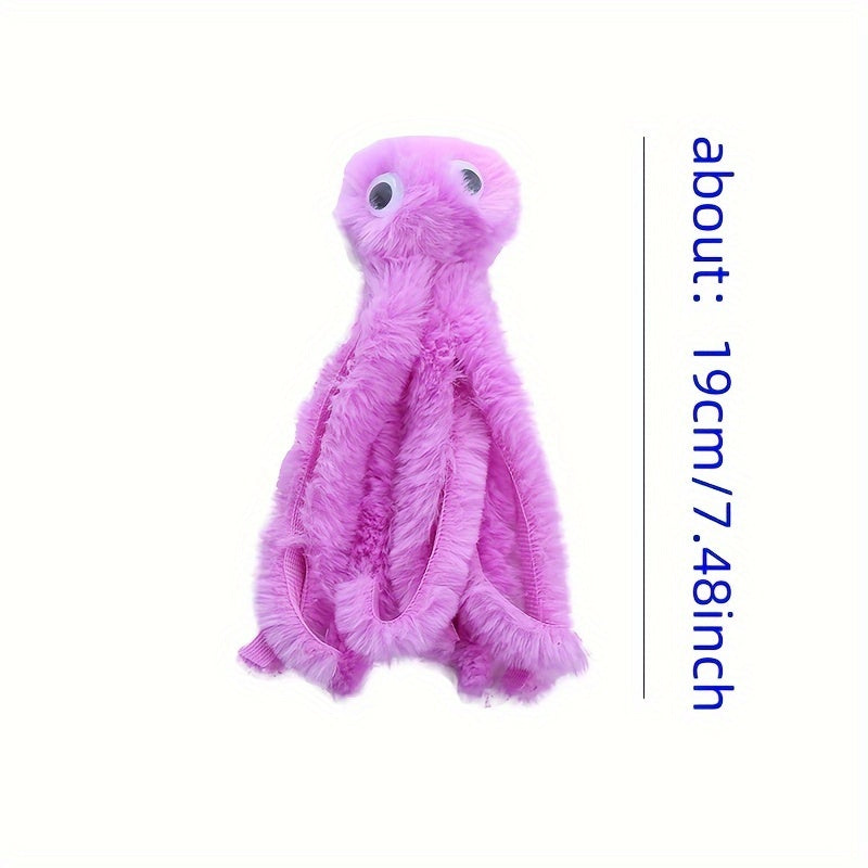 Fuzzy Cartoon Octopus