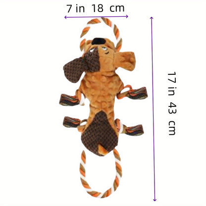 Multi Fun Plush Rope Toy