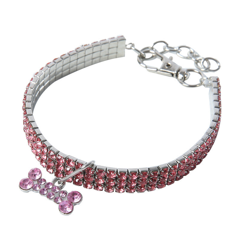 💎 Bling Rhinestone Dog Collar