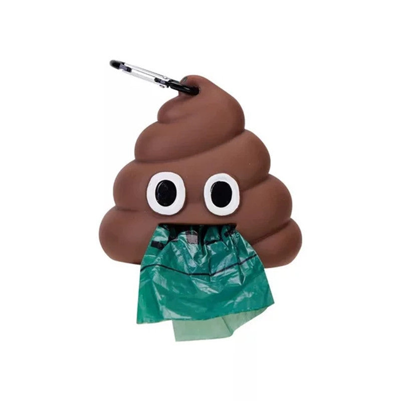 Poop Emoji Doggy Bag Holder
