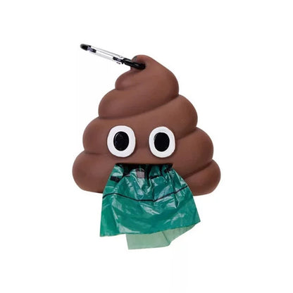 Poop Emoji Doggy Bag Holder