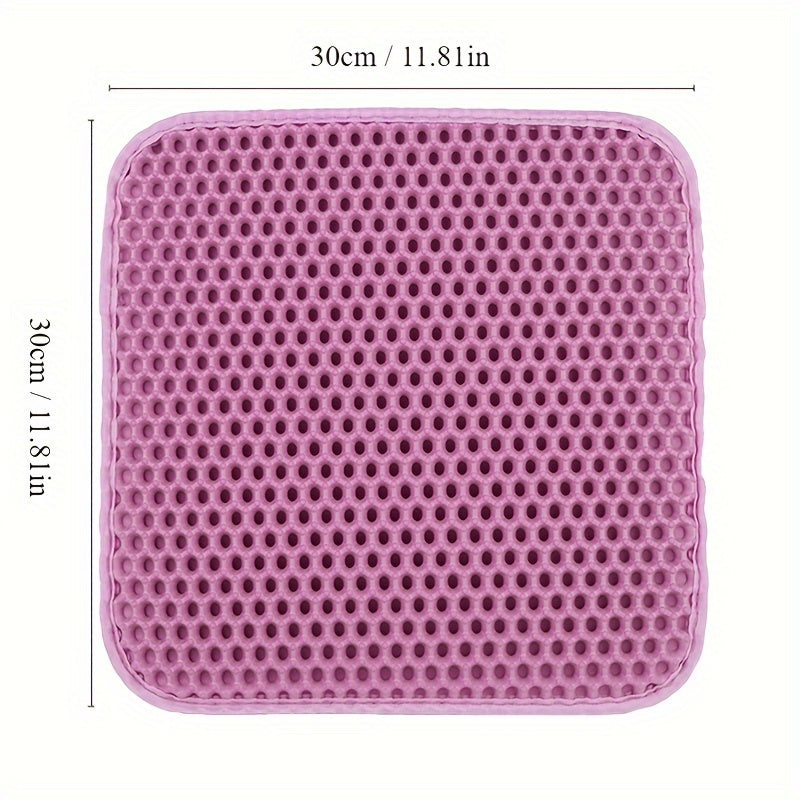 Double Layer Waterproof Cat Litter Trapping Mat