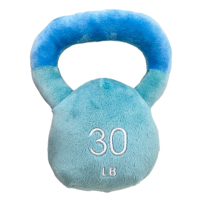 30lb Soft Plush Kettlebell Dog Toy
