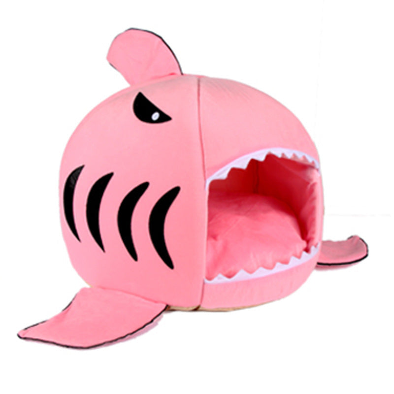 Shark Attack Pet Dog Cat Bed