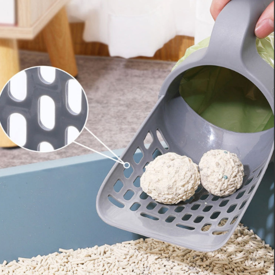 Large Capacity Integrated Cat Litter Scoop
