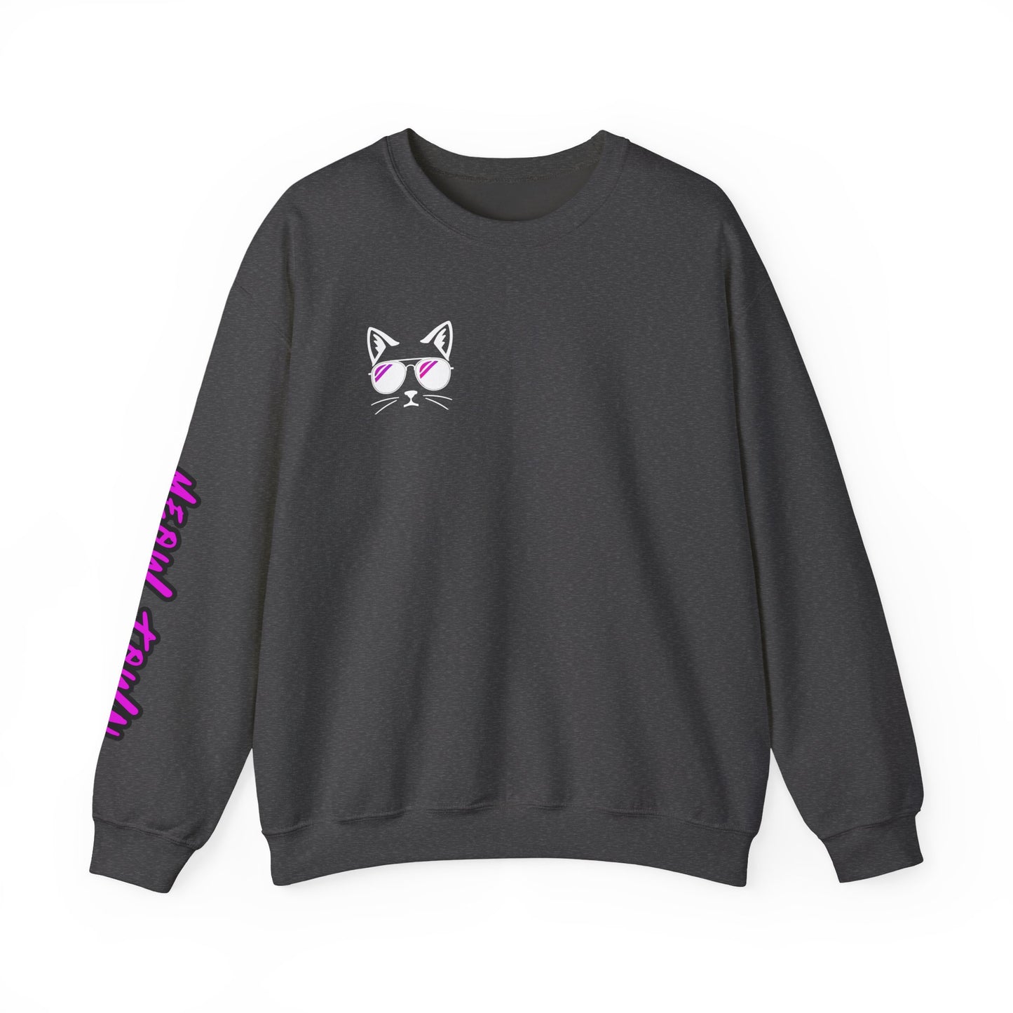 Meow Town Crewneck- Cool Cat