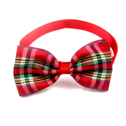 Plaid Pet Tie Cat DogAccessories