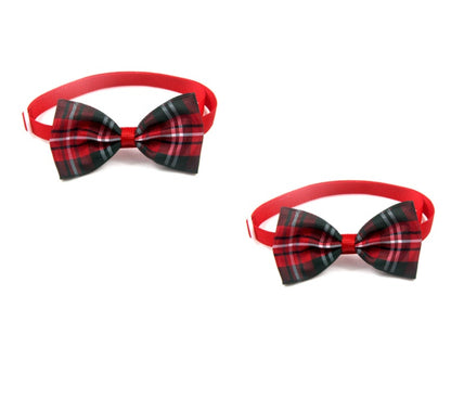 Plaid Pet Tie Cat DogAccessories