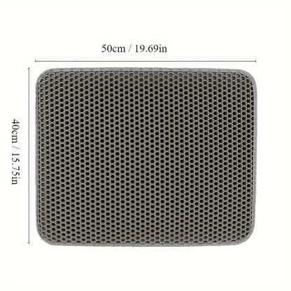 Double Layer Waterproof Cat Litter Trapping Mat