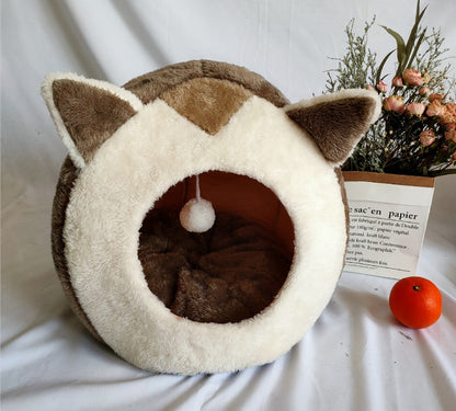 Cushion Cat Cave Bed