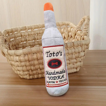 Funny Bottle Dog toy .