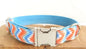 Tribal Orange and Blue Collar
