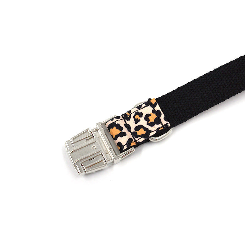 Cheetah Printed Cool Cat Dog Collar