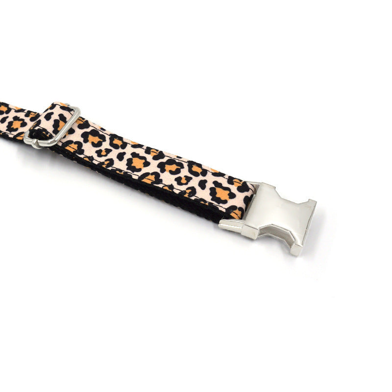 Cheetah Printed Cool Cat Dog Collar