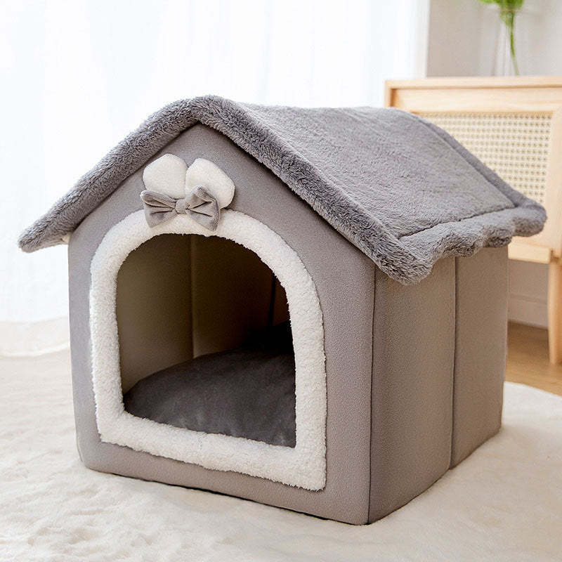 Teddy Cottage Pet House Bed