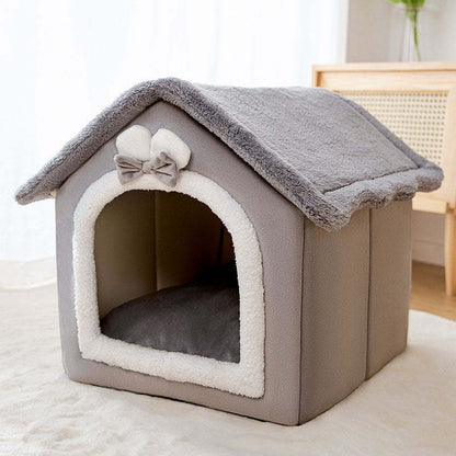 Teddy Cottage Pet House Bed