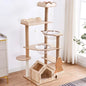 Cat Climbing Cutsie Large Wooden Cat Treehouse