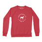 Women's Wagging Tail Crew Sweatshirt, Chili-0
