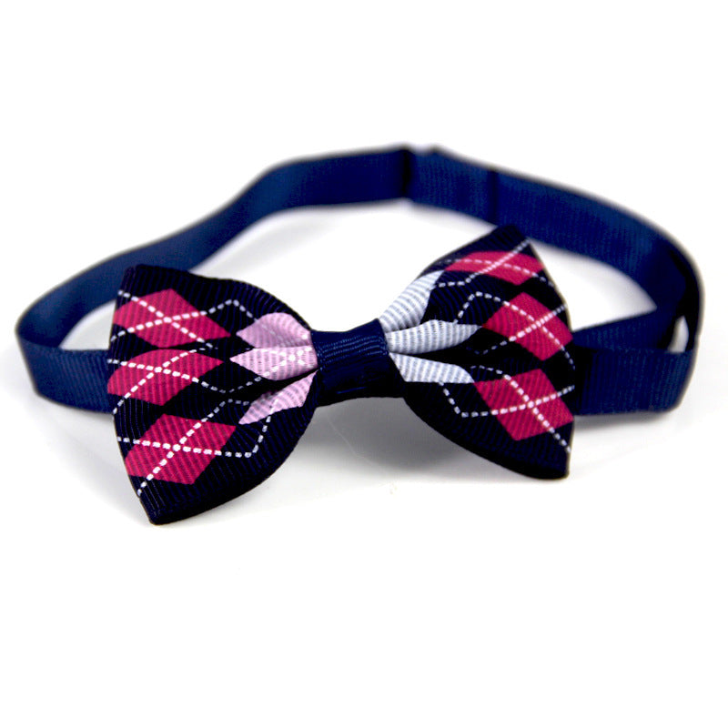 Plaid Pet Tie Cat DogAccessories