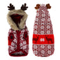 Christmas Elk Vintage Hooded Fur Collar