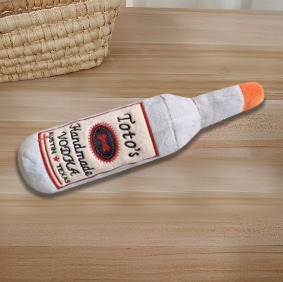 Funny Bottle Dog toy .