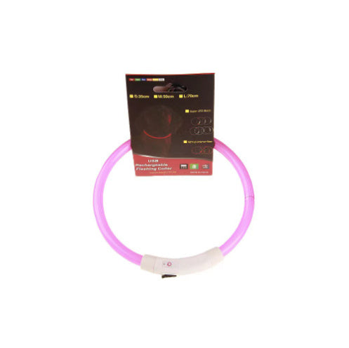 Pet Flashing Glow Collar USB Rechargeable