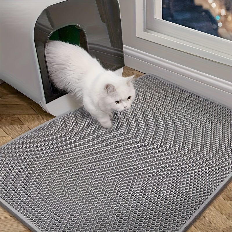 Double Layer Waterproof Cat Litter Trapping Mat