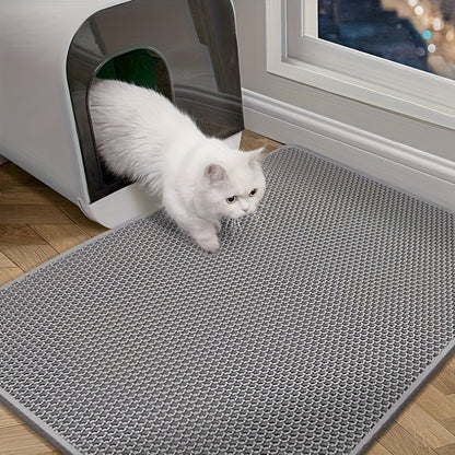 Double Layer Waterproof Cat Litter Trapping Mat