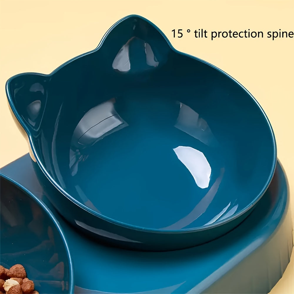 3-in-1 Ergonomic Cat Feeding Station