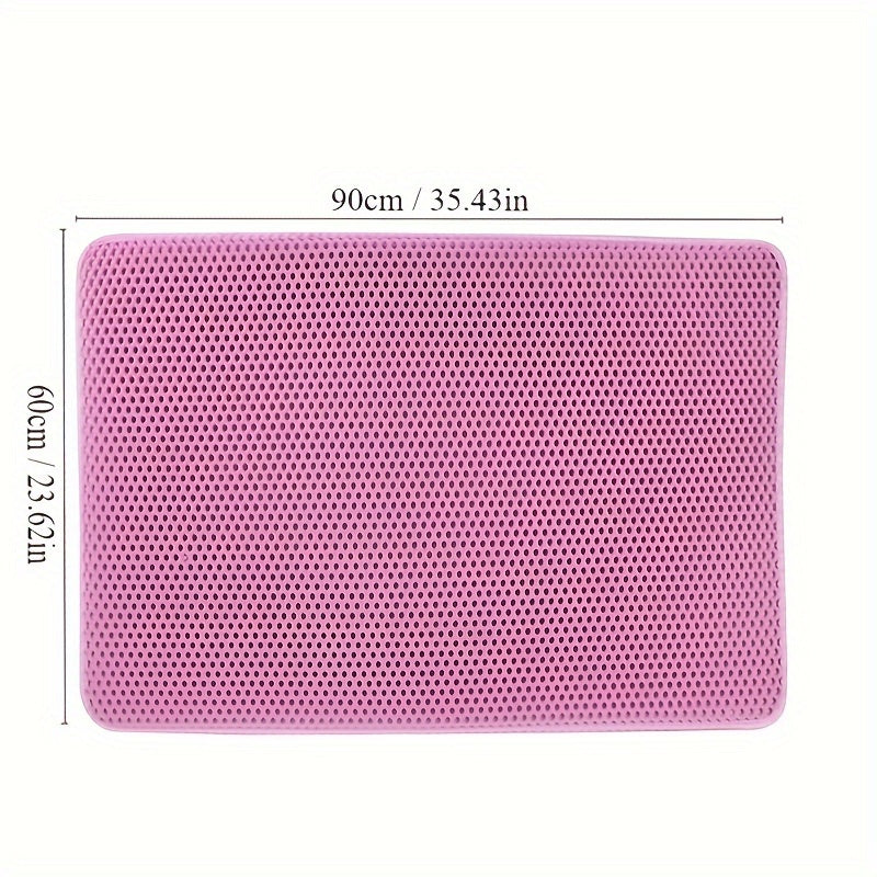 Double Layer Waterproof Cat Litter Trapping Mat