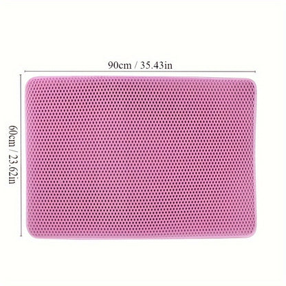 Double Layer Waterproof Cat Litter Trapping Mat