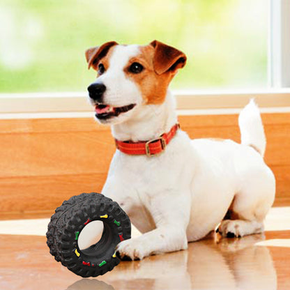 Small Tire Pet Squeaker Dog Toys