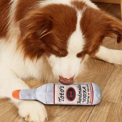 Funny Bottle Dog toy .