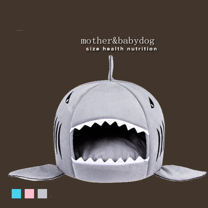 Shark Attack Pet Dog Cat Bed