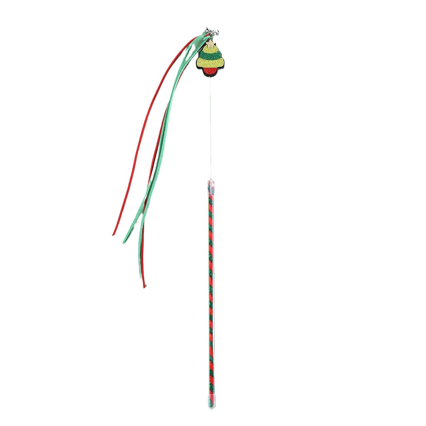 Christmas Cat Teaser Tassel