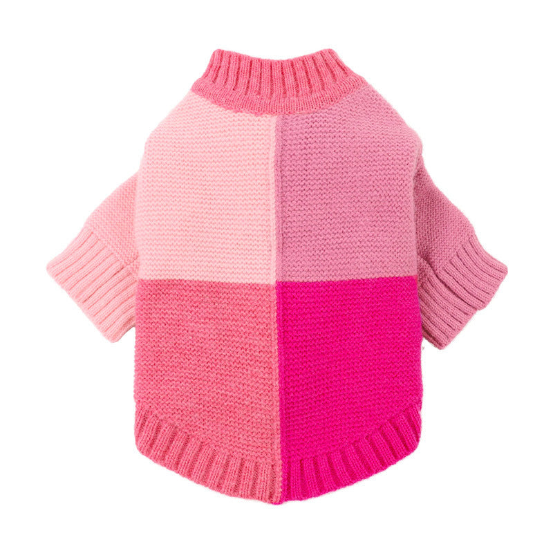 Color Block Fashion Pet Sweater